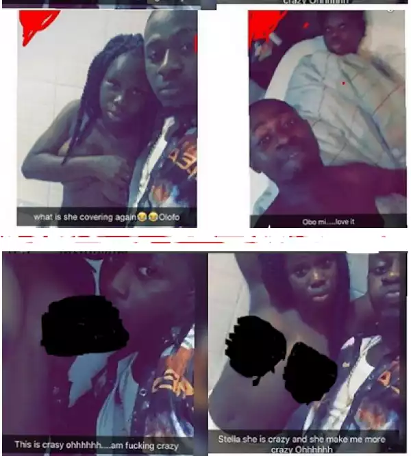 [Must see] Crazy Nigerian Guy Shares Photos Of His Nekead Girlfriend After Cex On Snapchat (See Full Photos)